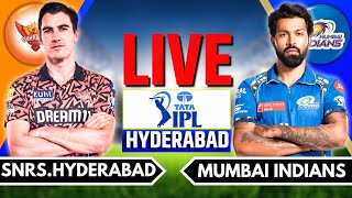 IPL 2024 Live MI vs SRH Live Match  IPL Live Score amp Commentary  Mumbai vs Hyderabad Live Inng 2 [upl. by Rosenkrantz]