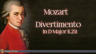 Mozart Divertimento in D Major K 251  Classical Music [upl. by Kred]