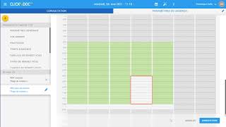 Modifier copier supprimer une plage de RDV sur CLICKDOCPRO [upl. by Alveta]