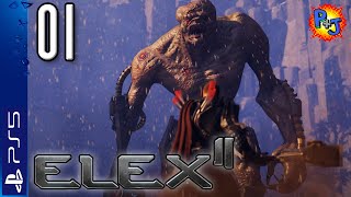 Lets Play ELEX 2 II PS5  Console Walkthrough Gameplay Episode 1  Alien Invasion [upl. by Ahtibbat]