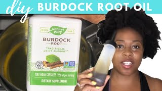 Burdock Root Benefits DIY Ayurvedic Hair Loss Oil [upl. by Younger]