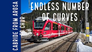 365 Days 365 Curves Cab ride on a curvy SWISS track [upl. by Brag904]