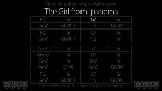 The Girl from Ipanema 110 bpm  Backing track [upl. by Silsby60]