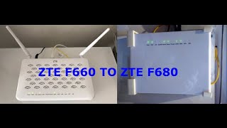 تعديل روتر الالياف البصرية ZTE F680 V2 مكان روتر ZTE F660 وتغيير رمز GPON لاتصالات المغرب [upl. by Hacim]