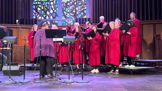 A Mighty Fortress Is our God arranged by Kyle Pedersen sung by FCC Oakland Sanctuary Choir [upl. by Ettellocin]