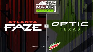 Major 1 Finals  AtlantaFaZe vs OpTicTexas  OpTic Major 1  Day 4 [upl. by Lizzy]