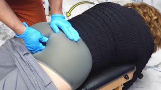 Chiropractor EXPLORES Her Back Pain [upl. by Cyrie]