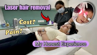 HONEST My Laser Hair Removal Journey✨  Manasi Mau [upl. by Edythe]