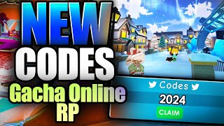 Gacha Online 🍁 RP CODES  ROBLOX 2024 [upl. by Ecyob]