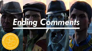 Fallout 4 Companions Comment on Institute Ending [upl. by Ahseki529]