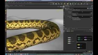 Piranhaconda  Houdini SOPs Muscle and Wrinkles Tutorial [upl. by Anaidirib]