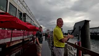 Waiting to board the Fast Ferry to Provincetown [upl. by Lehsar]