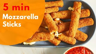 5 min mozzarella Sticks [upl. by Holladay]