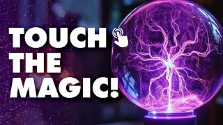 Touch the Magic with This Plasma Ball Lamp – Lights React to Your Touch Buy Now in the USA [upl. by Adlitam]