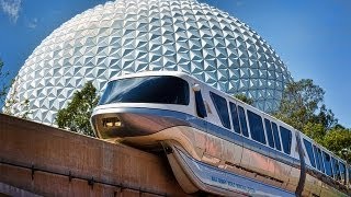 Walt Disney World Monorail to Epcot 2013 HD POV Ride through [upl. by Ankeny]