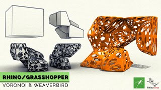 Grasshopper Tutorial for Beginners  Voronoi amp Weaverbird [upl. by Brodie]