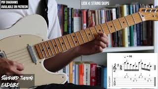 7 Licks That Teach You Midwest Emo In Standard [upl. by Averil]