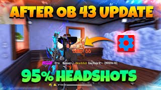 Best SetEdit Commands for OB43 Update  Get 95 Headshot Quickly [upl. by Onitselec]