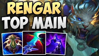 THIS CHALLENGER RENGAR TOP MAIN IS INCREDIBLE  CHALLENGER RENGAR TOP GAMEPLAY  Patch 1411 S14 [upl. by Yttiy161]