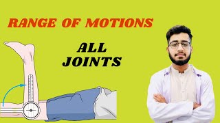 Range Of Motions Of All Joints  ROM  Upper Extremity amp Lower Extremity ROM [upl. by Alihs310]