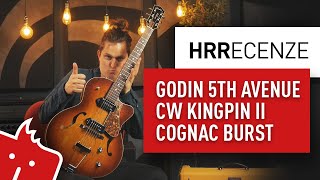 HRR Godin 5th Avenue CW Kingpin II Cognac Burst [upl. by Elleinnod]