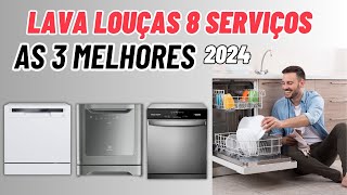 Qual Melhor Lava Louças 8 Serviços 2024  Melhor Lava Louças 8 Serviços  Máquina de Lavar Louças [upl. by Iruahs]