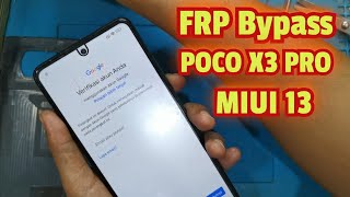 POCO X3 PRO TERKUNCI AKUN GOOGLE MIUI 13 TERBARU 2023 [upl. by Aiuqcaj]