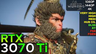 Black Myth Wukong  RTX 3070 Ti 1080p1440p4K [upl. by Isolde]