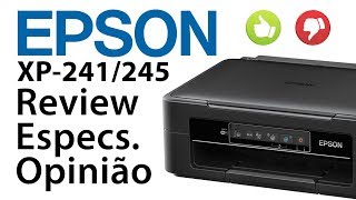 Multifuncional EPSON XP241245255  Review Especificações Opinião [upl. by Milurd347]