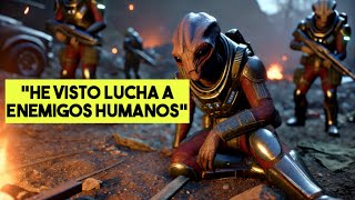 Cuando Veterano de Guerra Alienígena Asombró a los Soldados Alienígenas con Historias de Deathworld [upl. by Llerruj]