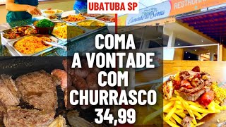 Coma À VONTADE em UBATUBA com CHURRASCO por 3499 [upl. by Onihc]