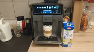 Siemens EQ6 Plus S100 test  Siemens EQ 6 Latte Macchiato [upl. by Flemming362]