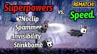 Hollow Knight  Speedrunner vs 4 Hunters with NEW Superpowers REMATCH [upl. by Colver641]