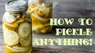 How to Pickle ANYTHING Quick Pickling Tutorial [upl. by Wilbert]