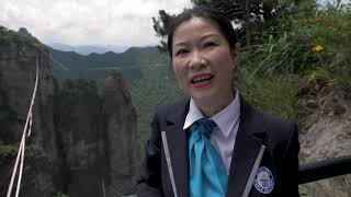 Highline Slackline festival in China shenxianju [upl. by Bush]