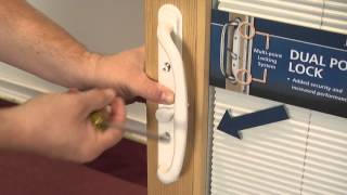 How To Replace the Handles on a Builders Wood Sliding Patio Door [upl. by Lazor]