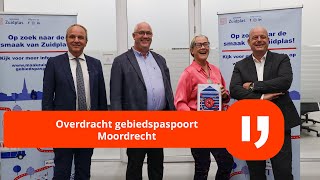 Overhandiging gebiedspaspoort Moordrecht [upl. by Venu703]