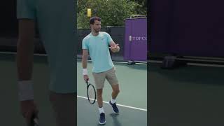 Grigor Dimitrov Explains Mistake of Setting Too Early Before Hitting [upl. by Baumbaugh539]