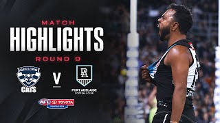 Geelong v Port Adelaide Highlights  Round 9 2024  AFL [upl. by Ahsimac]