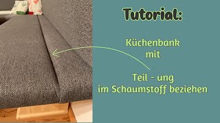 Sitzgarnitur aufpeppen  Einzug selber beziehen mit diesem DIY Hack [upl. by Mount]