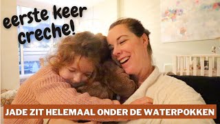 Waterpokken erger en baby Valentijn 3 maanden eerste keer naar de creche  vlog My Best Self [upl. by Ydwor]