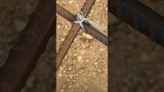 How to tie Reba steel welding steel construction diy [upl. by Anniken283]