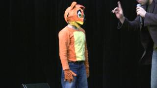 Sydney Supanova Cosplay Comp Crash Bandicoot [upl. by Ahsyekat]