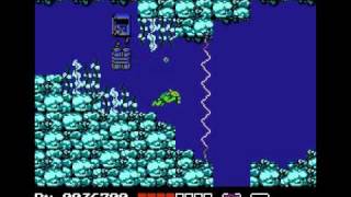 TMNT NES  Dam Level  Underwater Section [upl. by Nessah635]