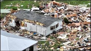 Tornado tears path of destruction through Florida neighborhood amid Hurricane Milton shorts [upl. by Marcelo186]