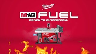 NEW Milwaukee M18 Fuel Table Saw M18FTS210121B [upl. by Ocana]