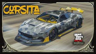 Lampadati Corsita Detailed Customization and Gameplay  GTA Online [upl. by Onitsirc]