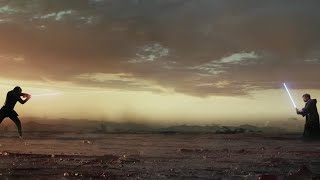 Luke vs Kylo Ren  Scene  Star Wars The Last Jedi 2017  1080p [upl. by Aneram]