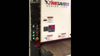 Timesavers wide belt sander model 1311 36quot [upl. by Yulma724]