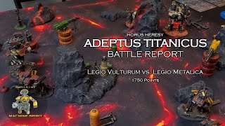 Adeptus Titanicus Battle Report Ep 4  Vulturum vs Metalica 1750 pts [upl. by Irehs]